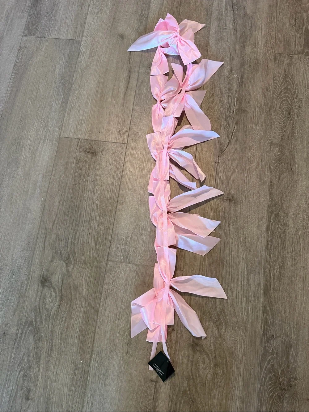 NWT Brother Sister Design Studio Pink Ribbon Bow Garland - Brand New
